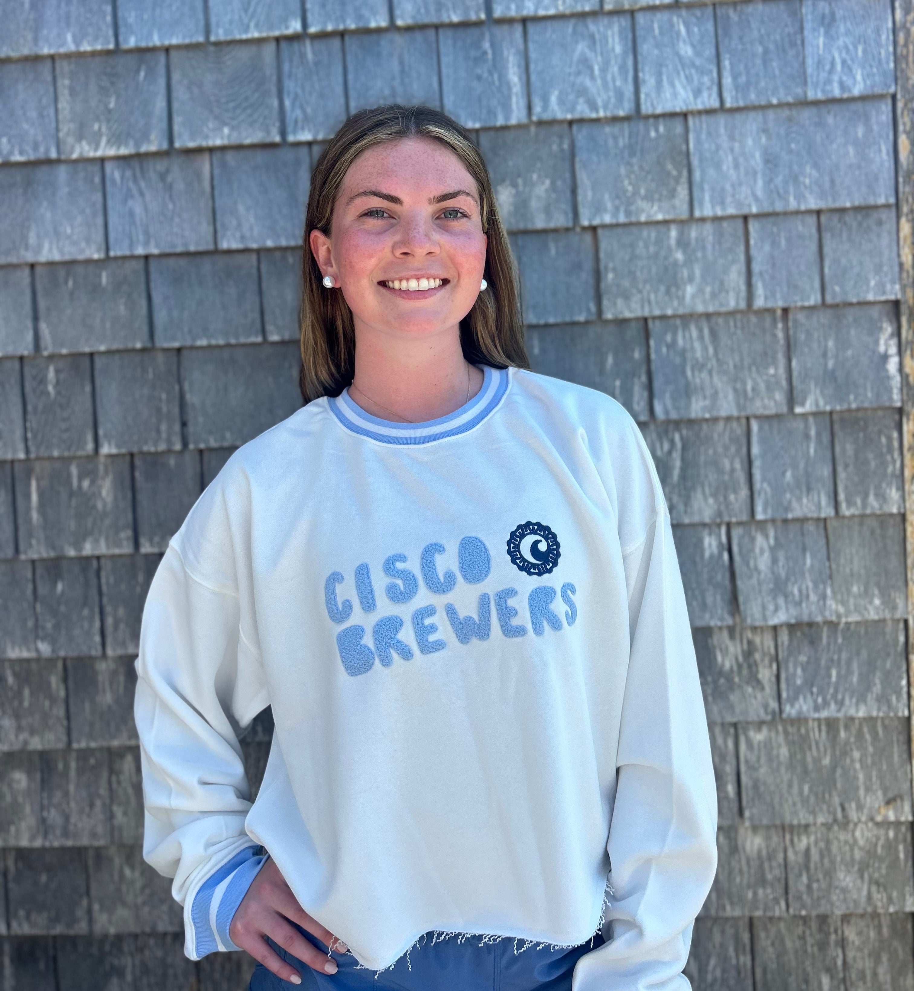 Women's Raw Hem Crewneck Sweater