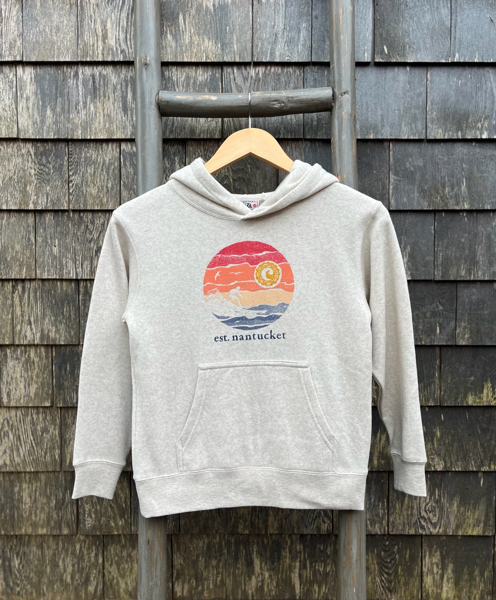 Kid’s Surfing Bear Hoodie main image 1