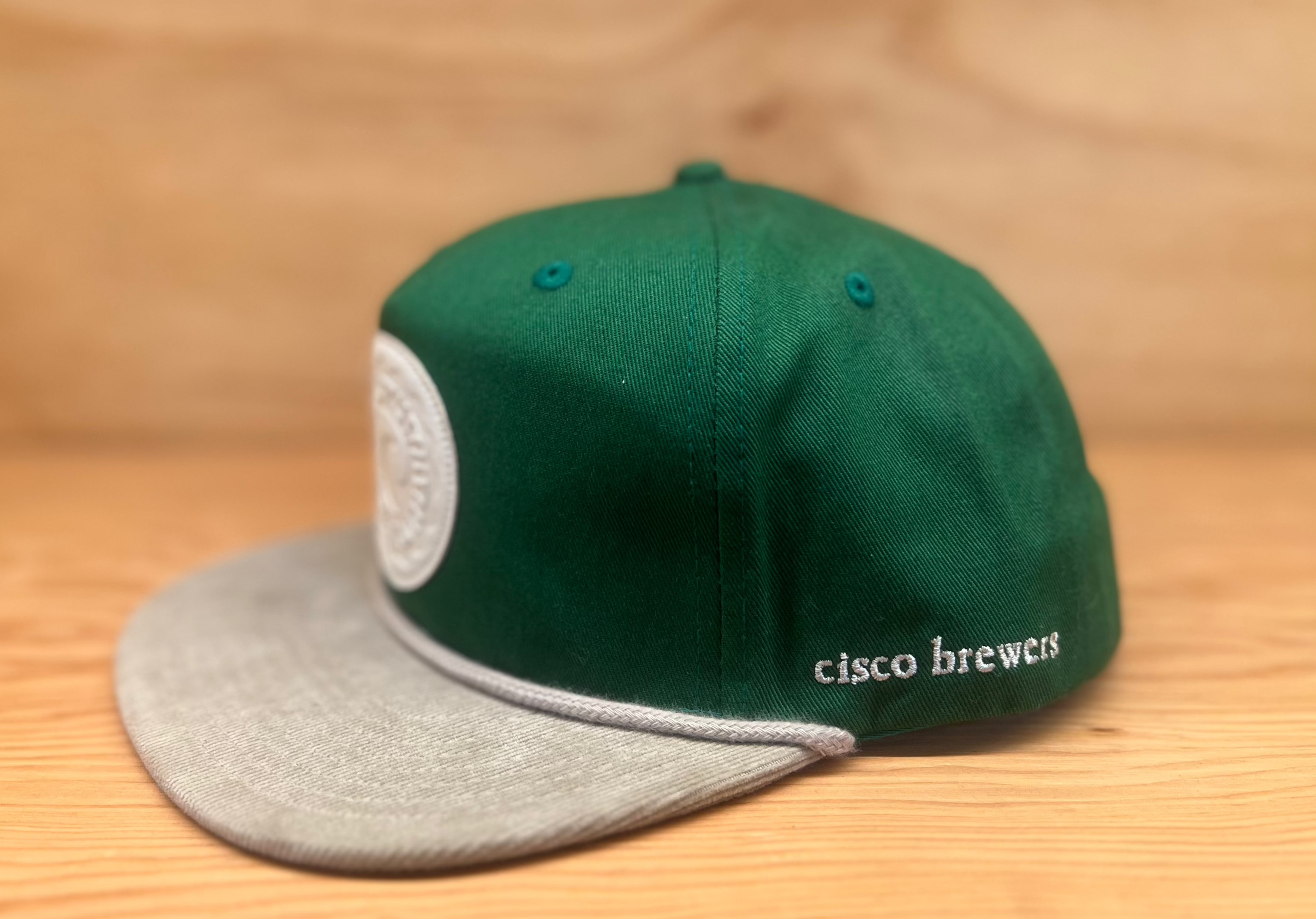 Leather Patch Rope Hat