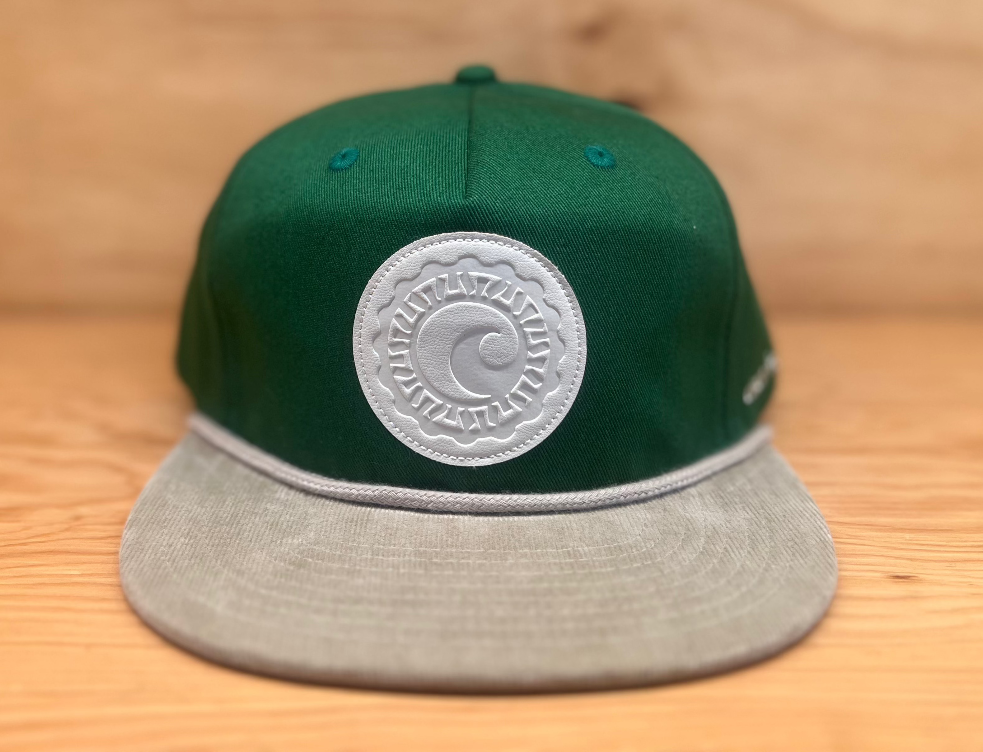 Leather Patch Rope Hat