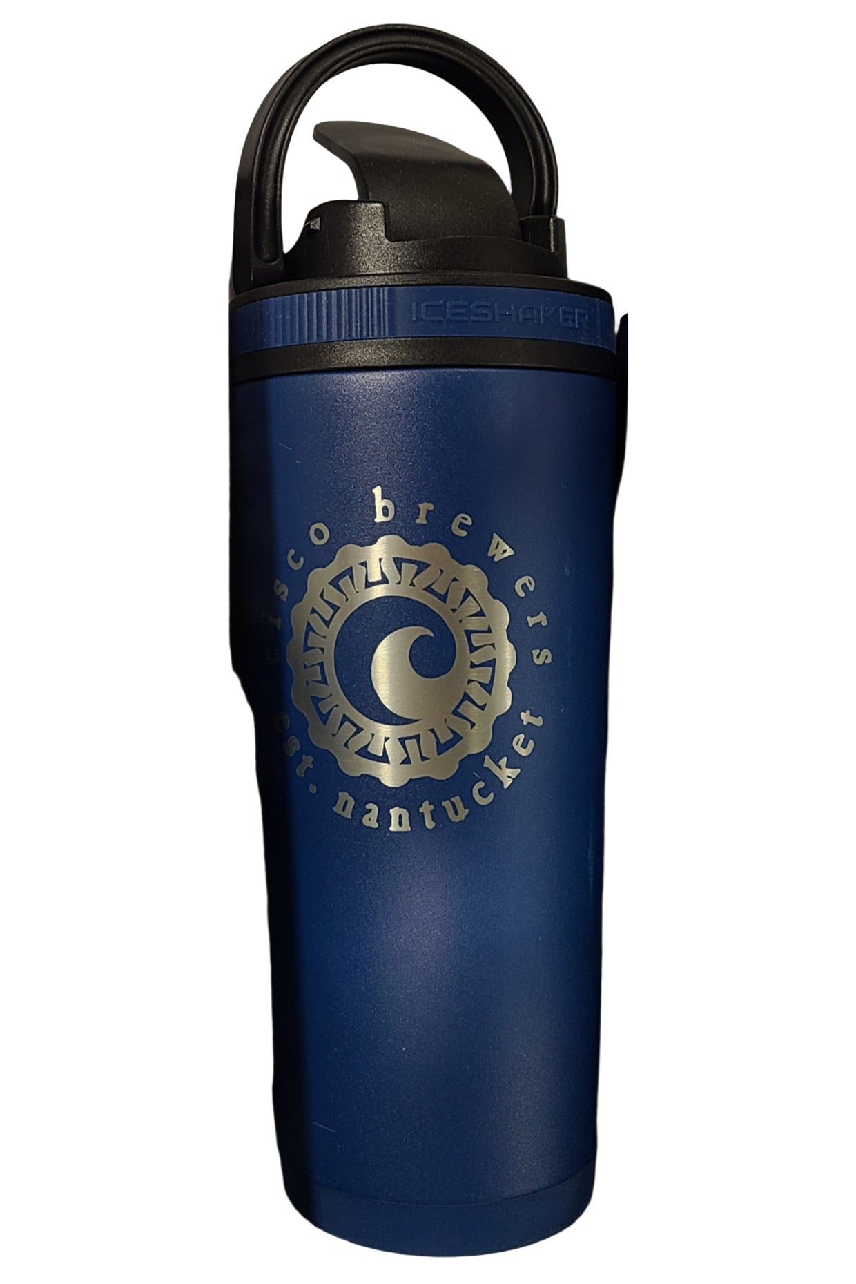 Stainless Steel Ice Shaker Bottle with Handle