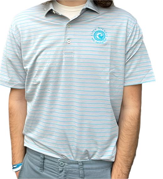 Johnnie-O Striped Newton Performance Polo