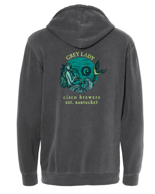 Grey Lady Pullover Hooded Sweatshirt