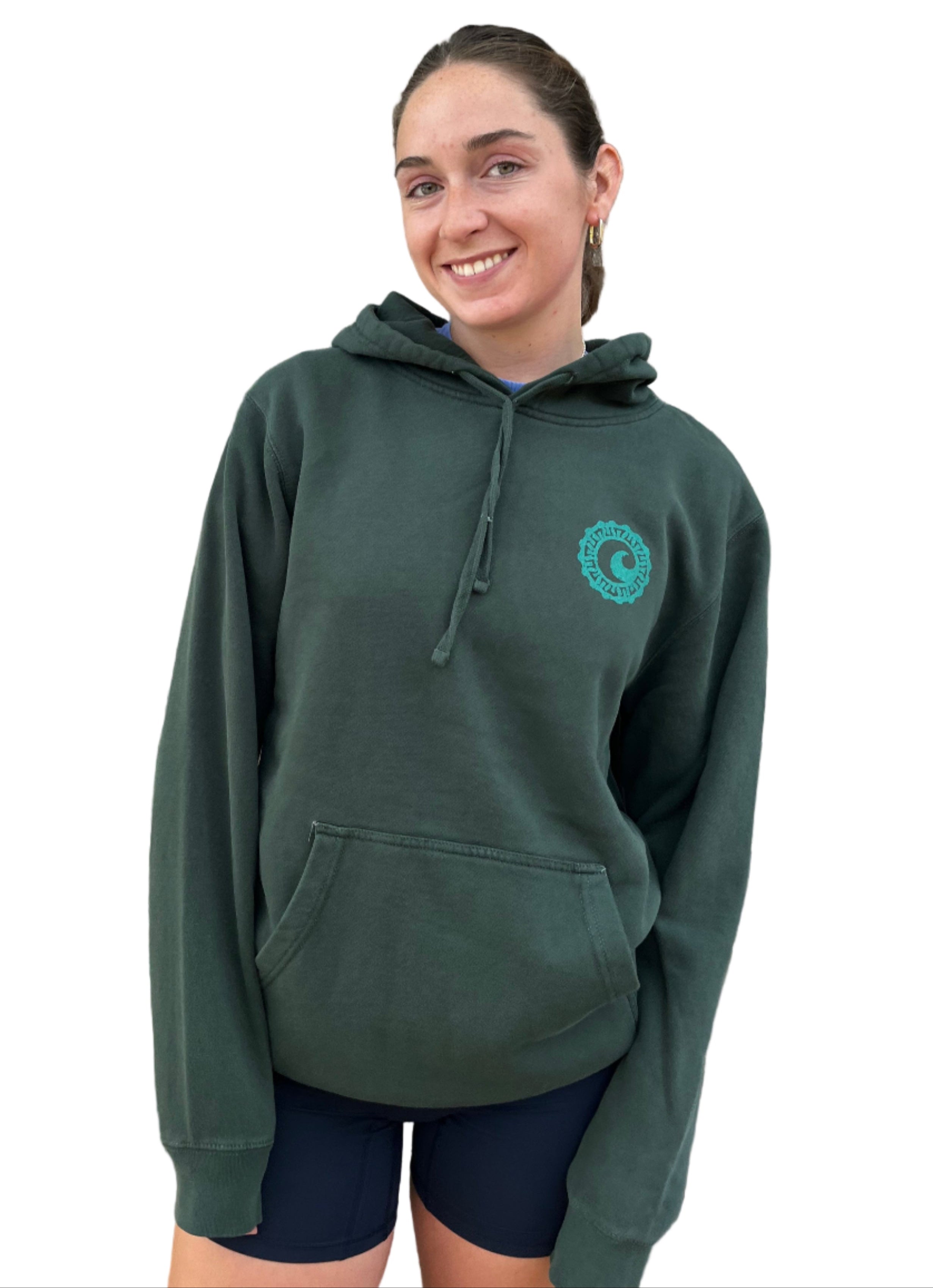 Grey Lady Full Back Hoodie