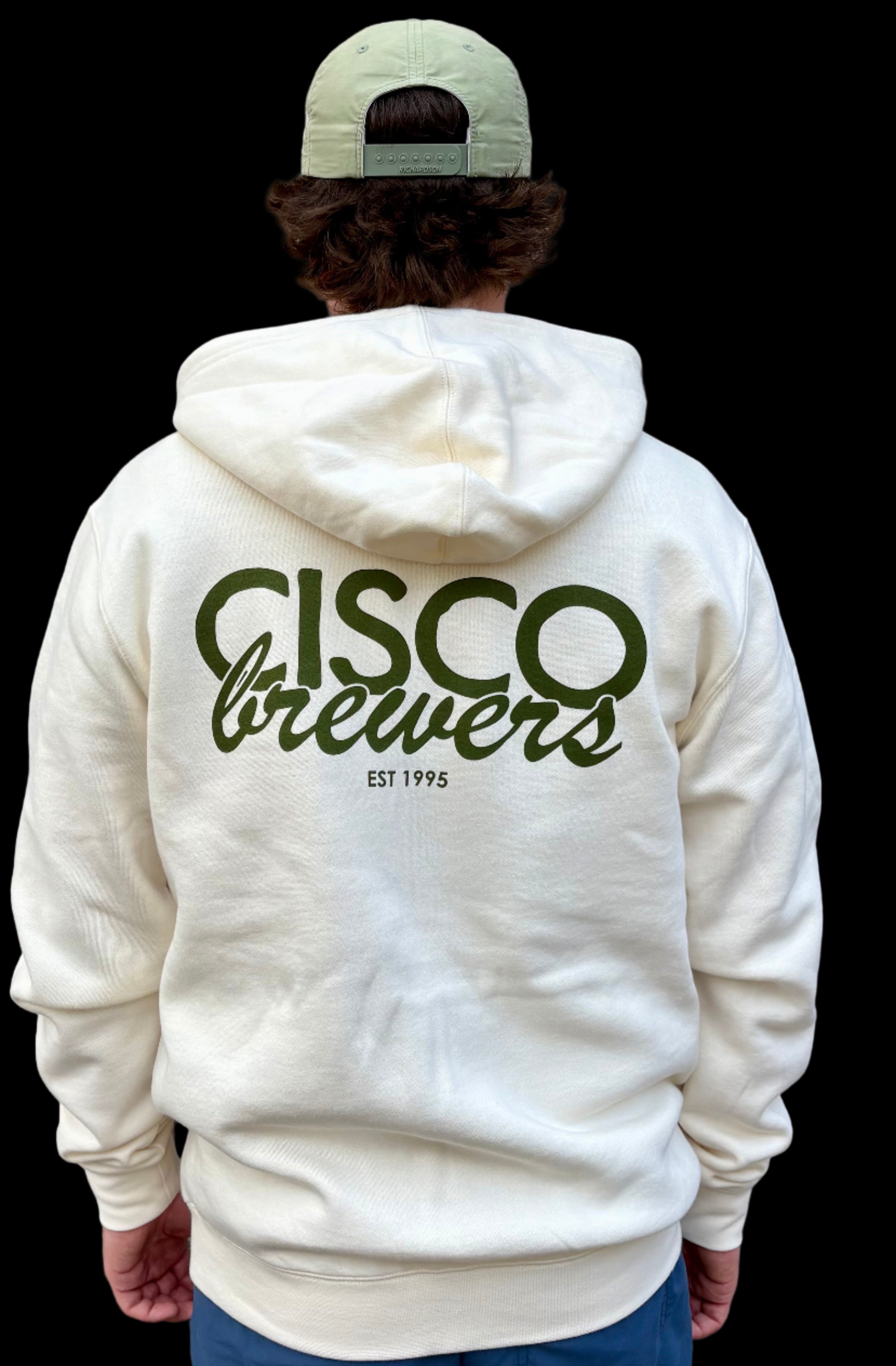 Cisco Brewers Stencil Zip Hood