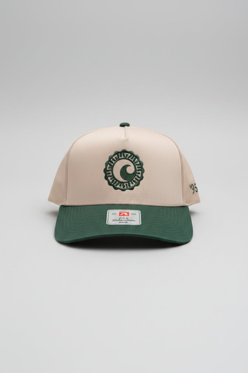 Embroidered Cisco Logo Hat (beige/green)
