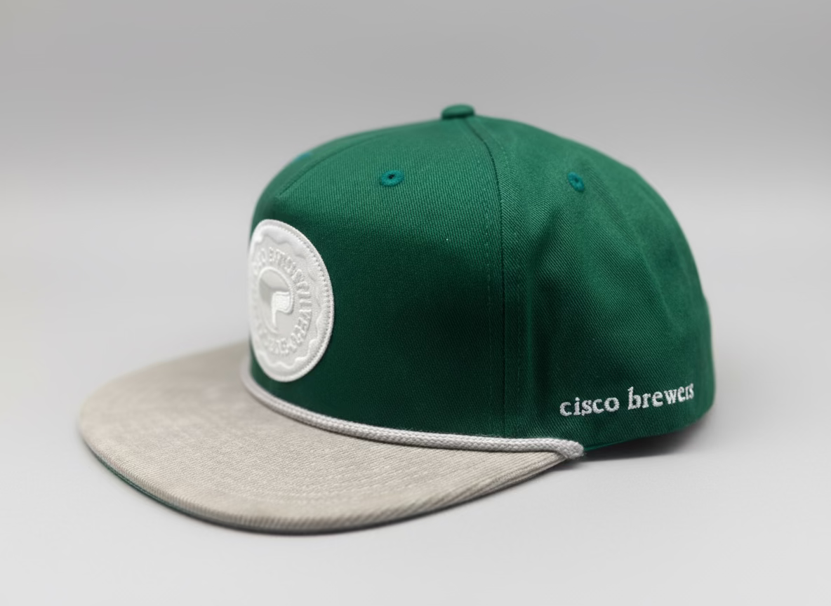 Leather Patch Rope Hat