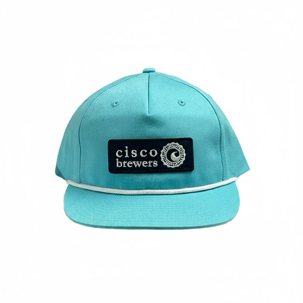 Rectangle Patch Map Brim Hat