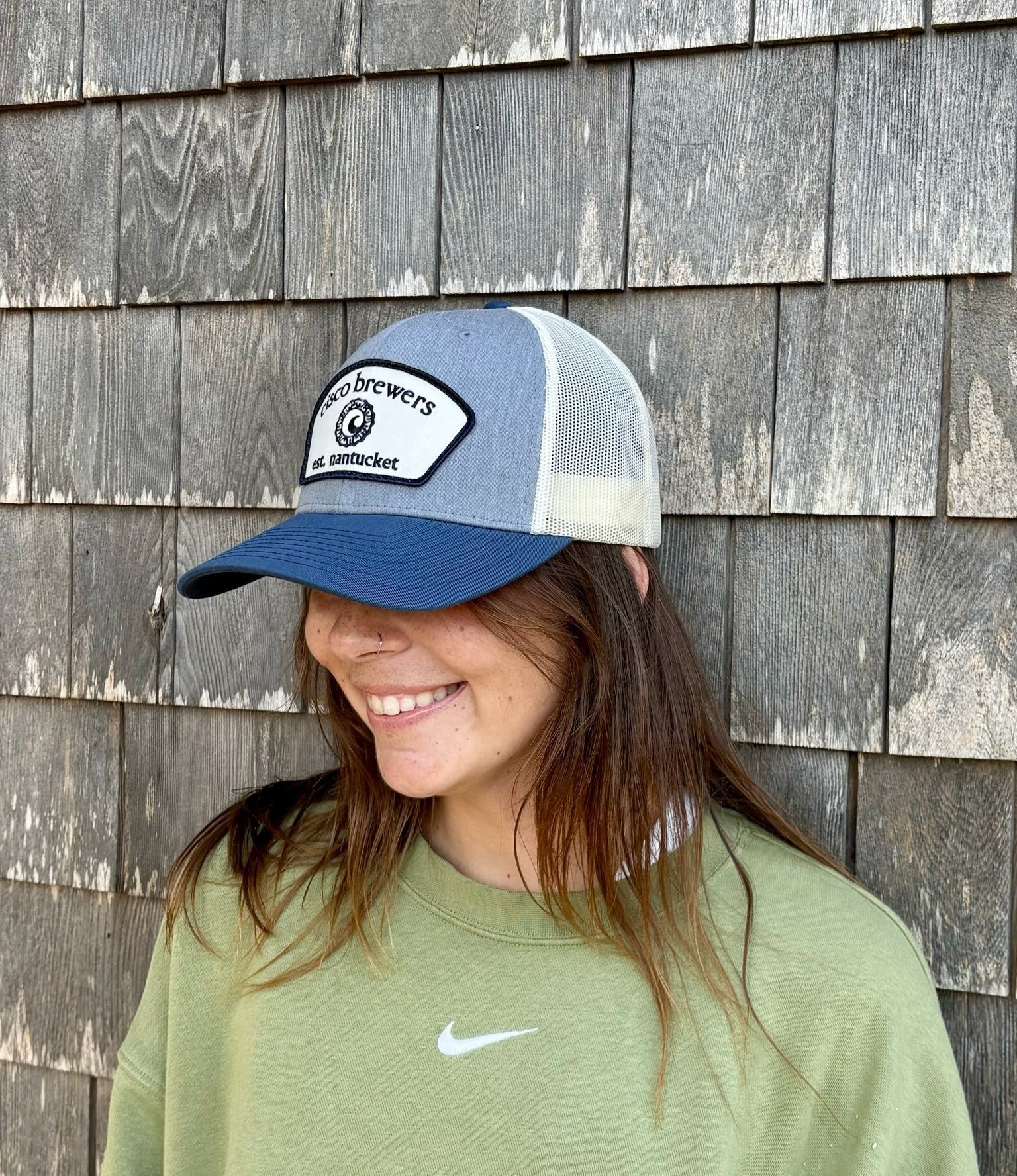 Oversized Patch Trucker Hat