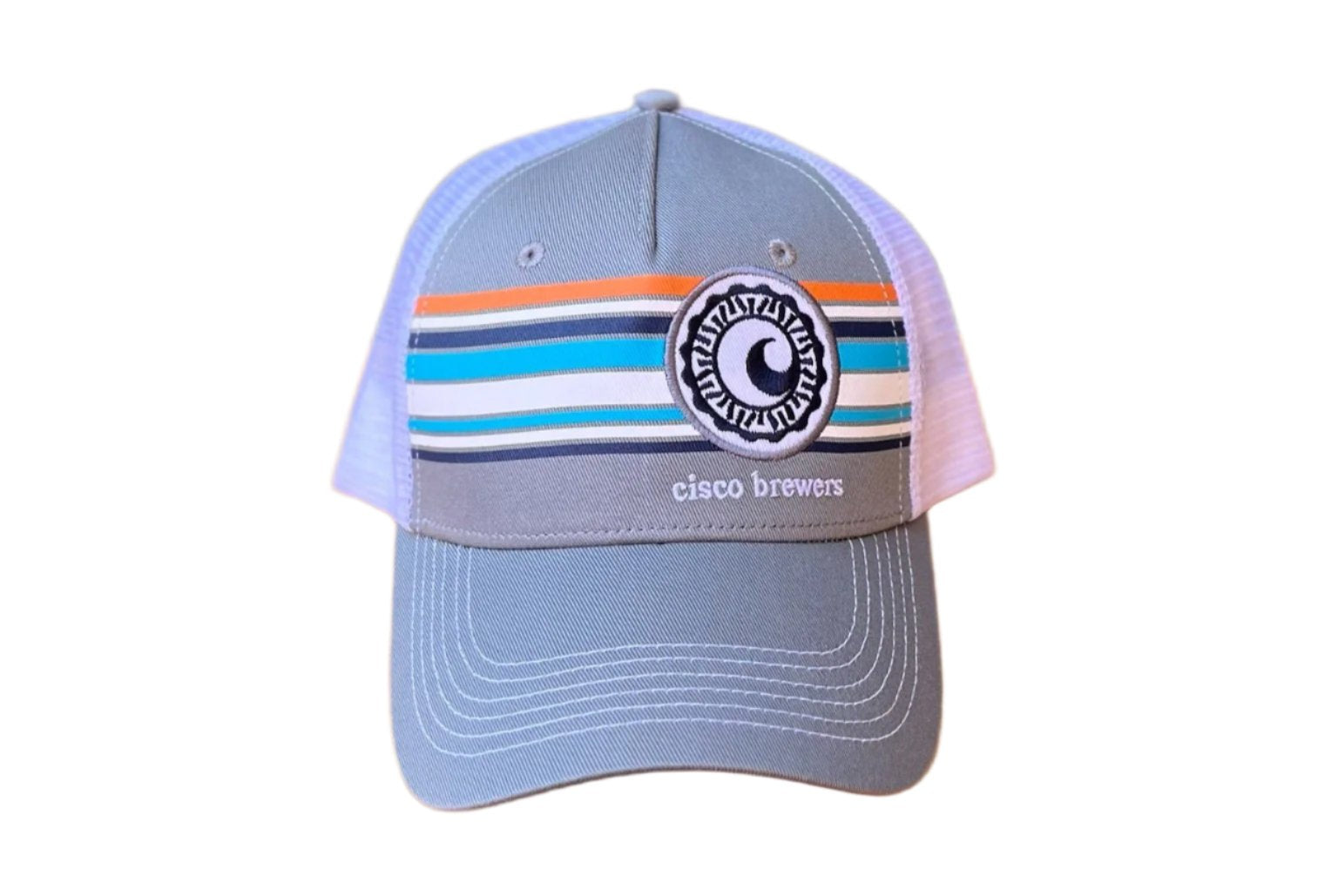 Retro Stripe Trucker Hat