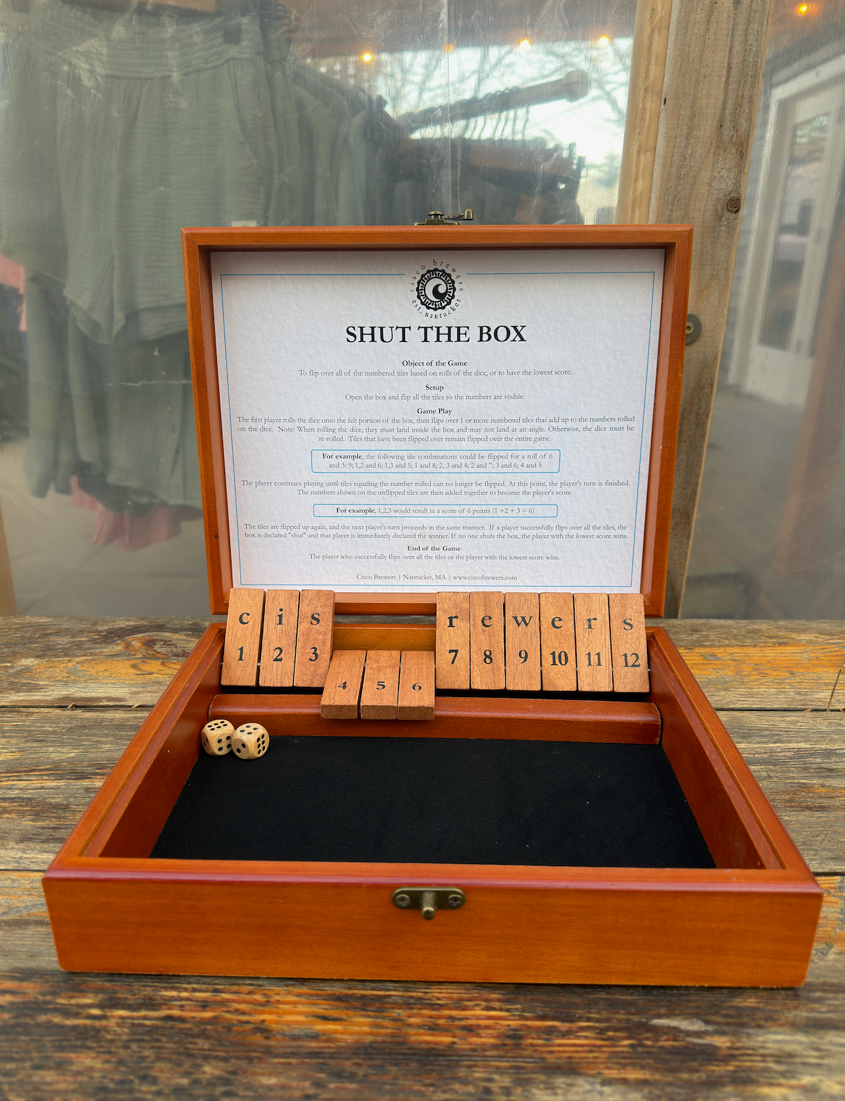 Shut the Box Game – Cisco Brewers