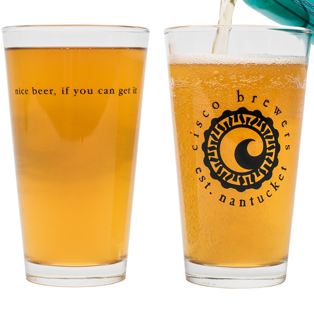 Cisco Brewers Classic Pint Glass - 4 PACK