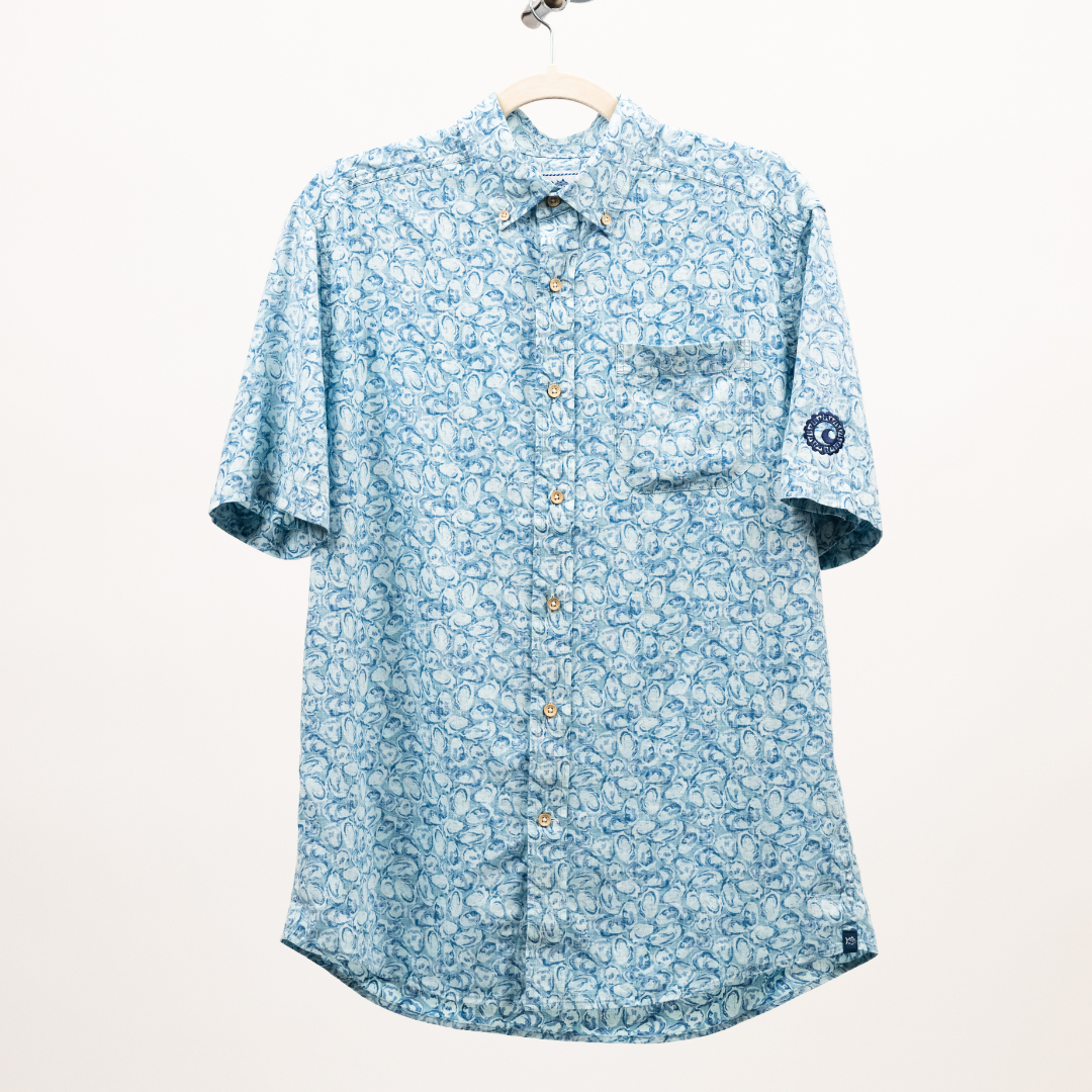 Southern Tide Oyster Print Button Down Shirt