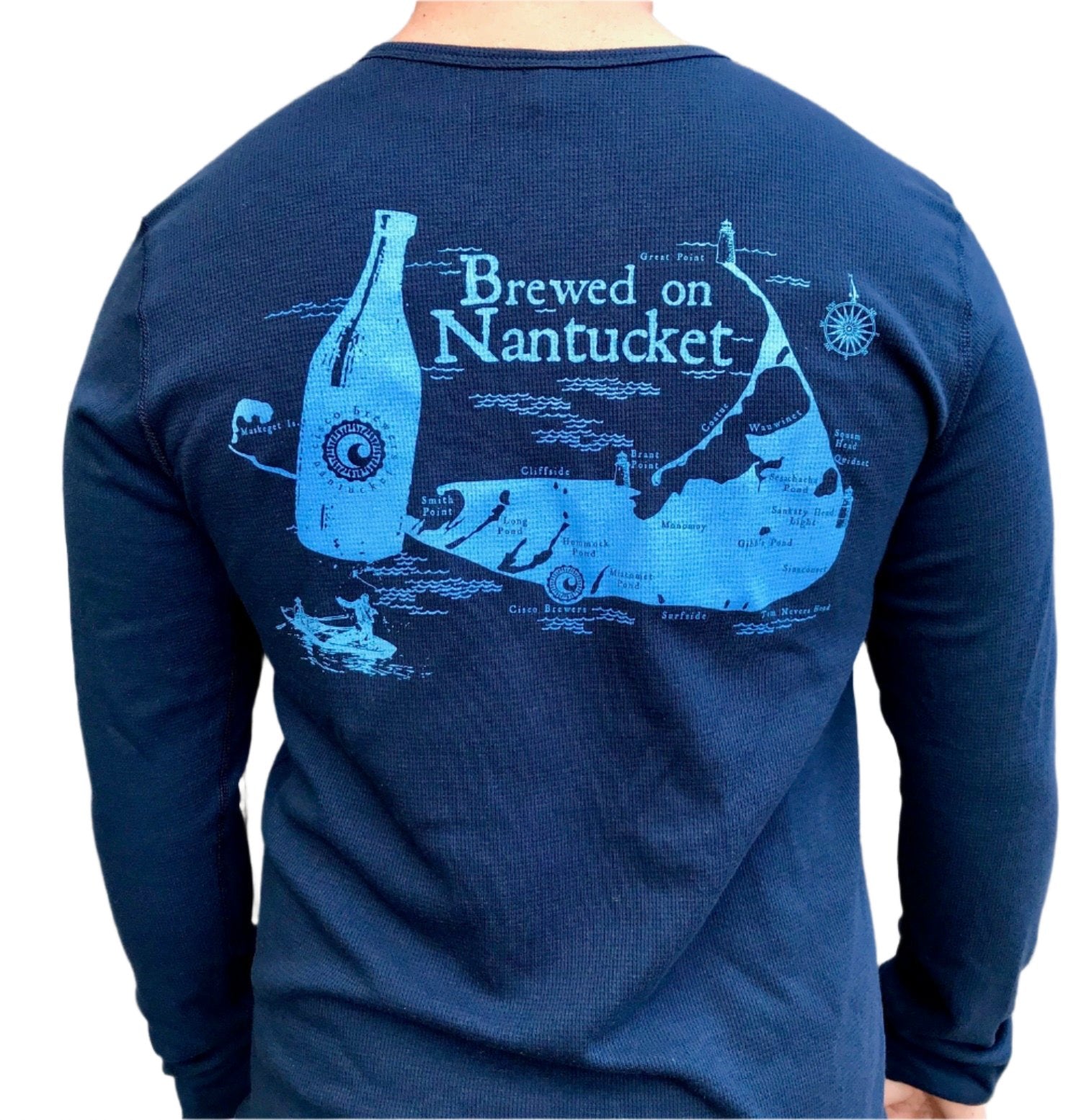 Brewed on Nantucket Thermal Longsleeve T-Shirt