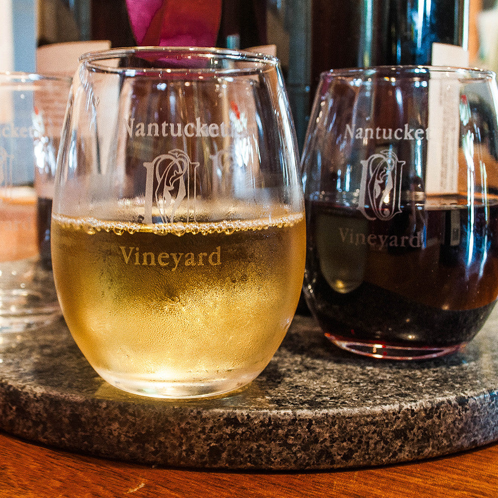 Nantucket Vineyard Stemless Wine Glass 4 PACK