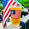 Cisco Brewers USA Flag Pint Glass - 4 PACK